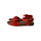 Nutmeg Red Bow Detail Sandals Shoe Size 11 (jr)