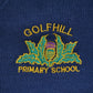 *Golfhill Primary navy jersey cardigan
