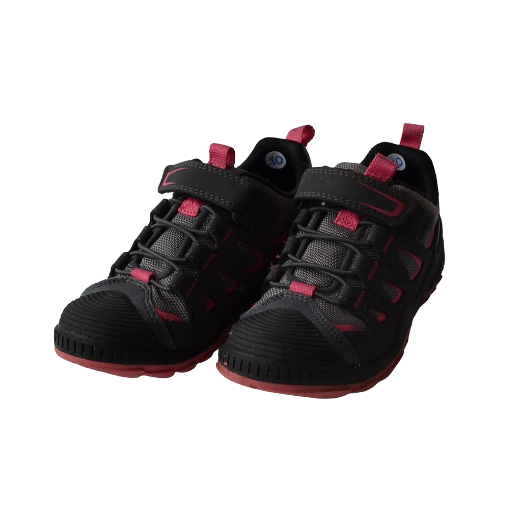 Start-Rite Grey and Pink Walking Shoes Size 10 (jr)