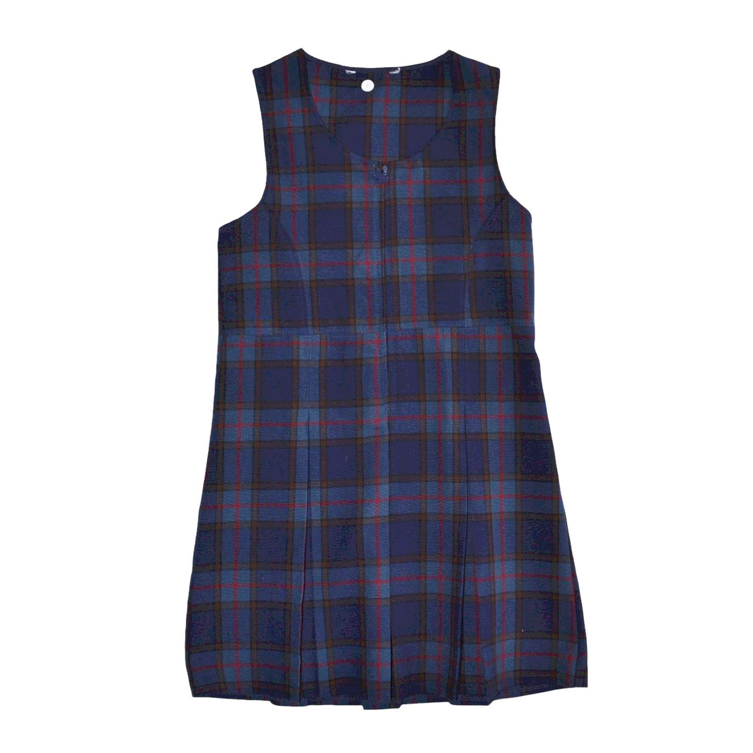 Blue tartan pinafore on sale dress