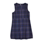 Navy Blue A-line Tartan Pinafore Age 7
