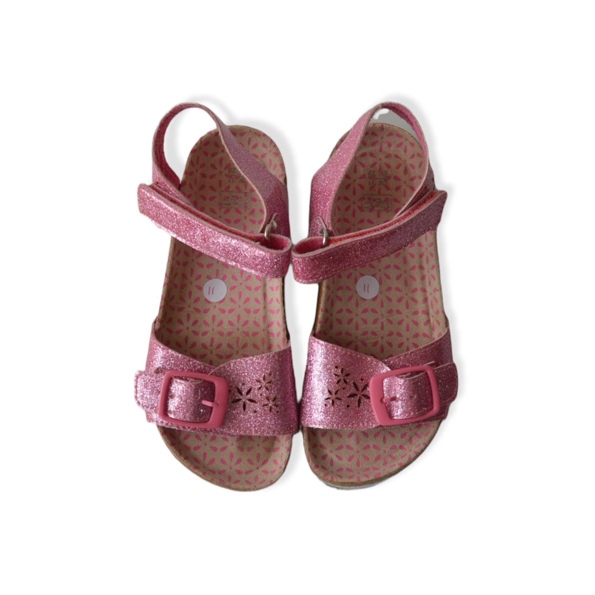 Pink sparkly birkenstocks hotsell