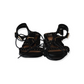 Candy Couture Black Ankle Sandals with Kitten Heel Sandals Shoe Size 1