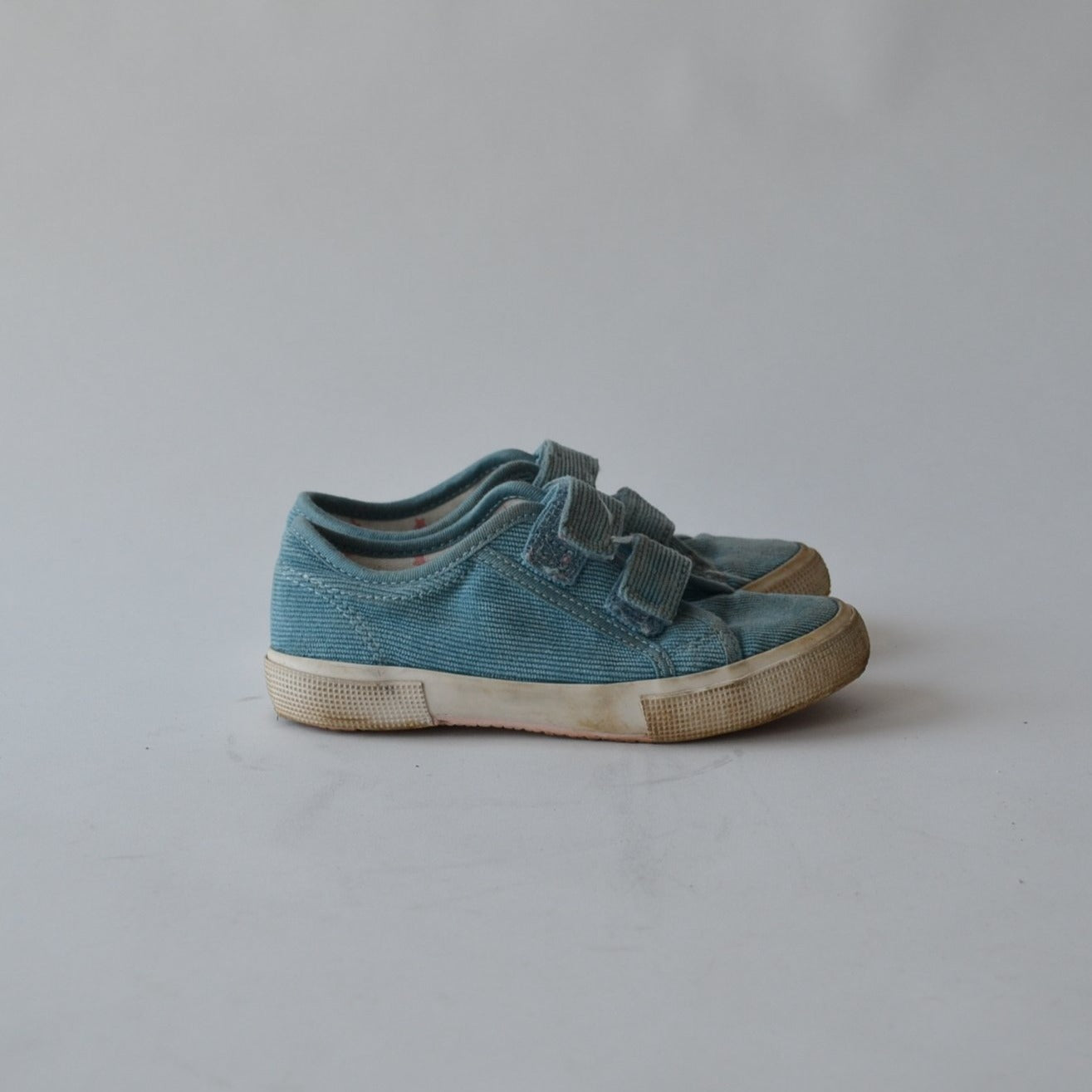 Trainers - Blue with Velcro Straps - Shoe Size 11 (jr)