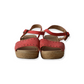 Mantaray Peachy Pink Lift Platform Sandals Shoe Size 1
