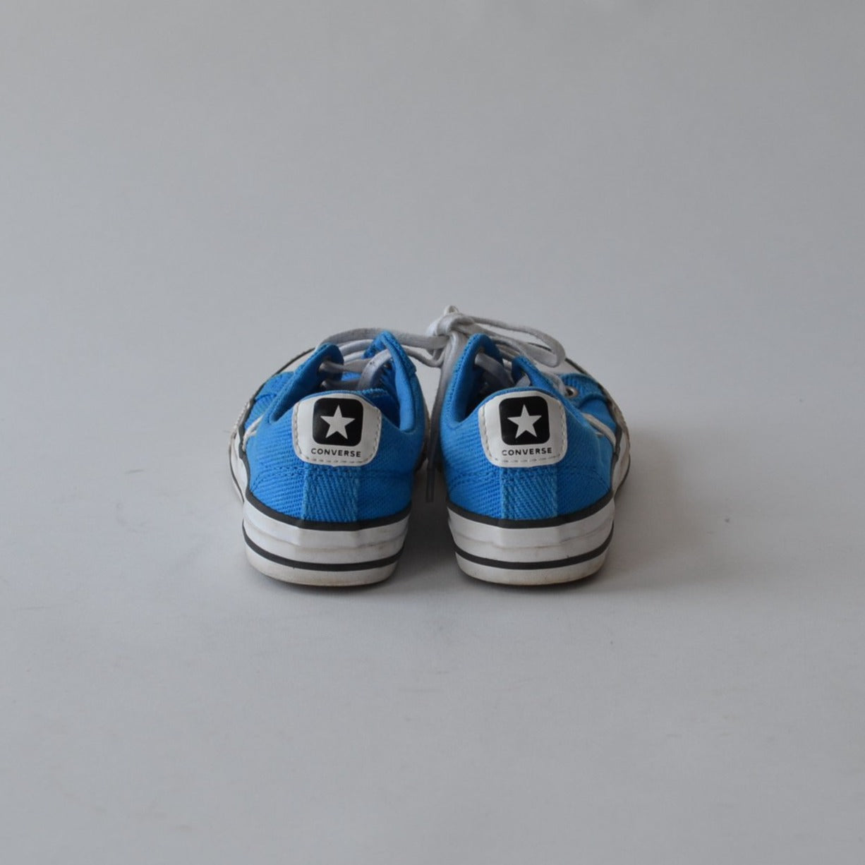Converse Blue Canvas Trainers Shoe Size 12 (jr)