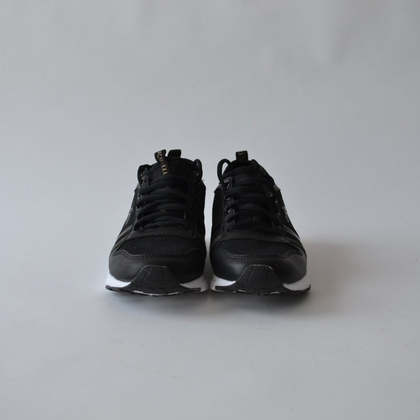 Black Trainers with Bee Detail Shoe Size 2