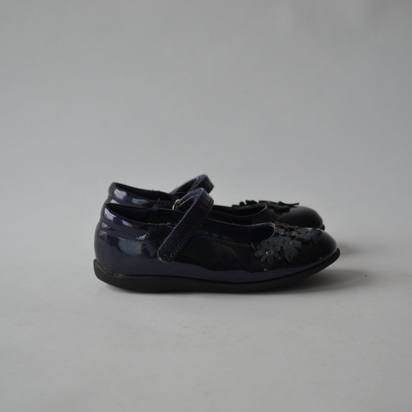 NEXT Navy Flats with Floral Detailing Shoe Size 9 (jr)