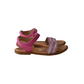 Geox Pink Embroidery Sandals Shoe Size 12.5 (jr)
