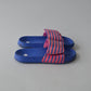 Blue and Peach Sliders Shoe Size 13 (jr)