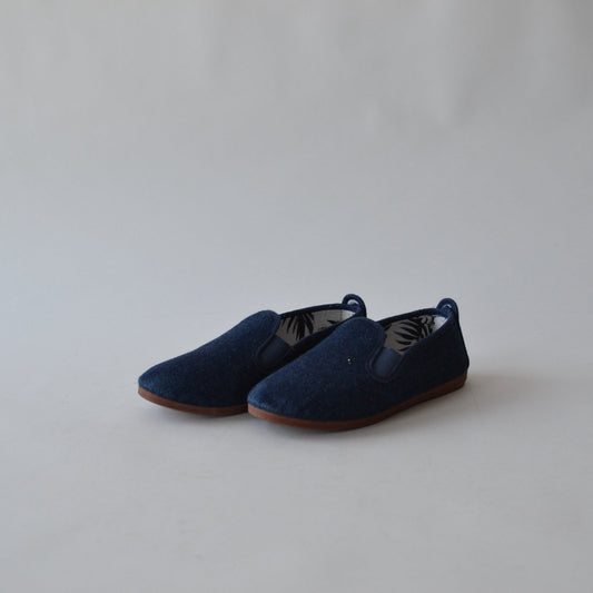 Blue Denim Style Plimsolls Size 10 (jr)