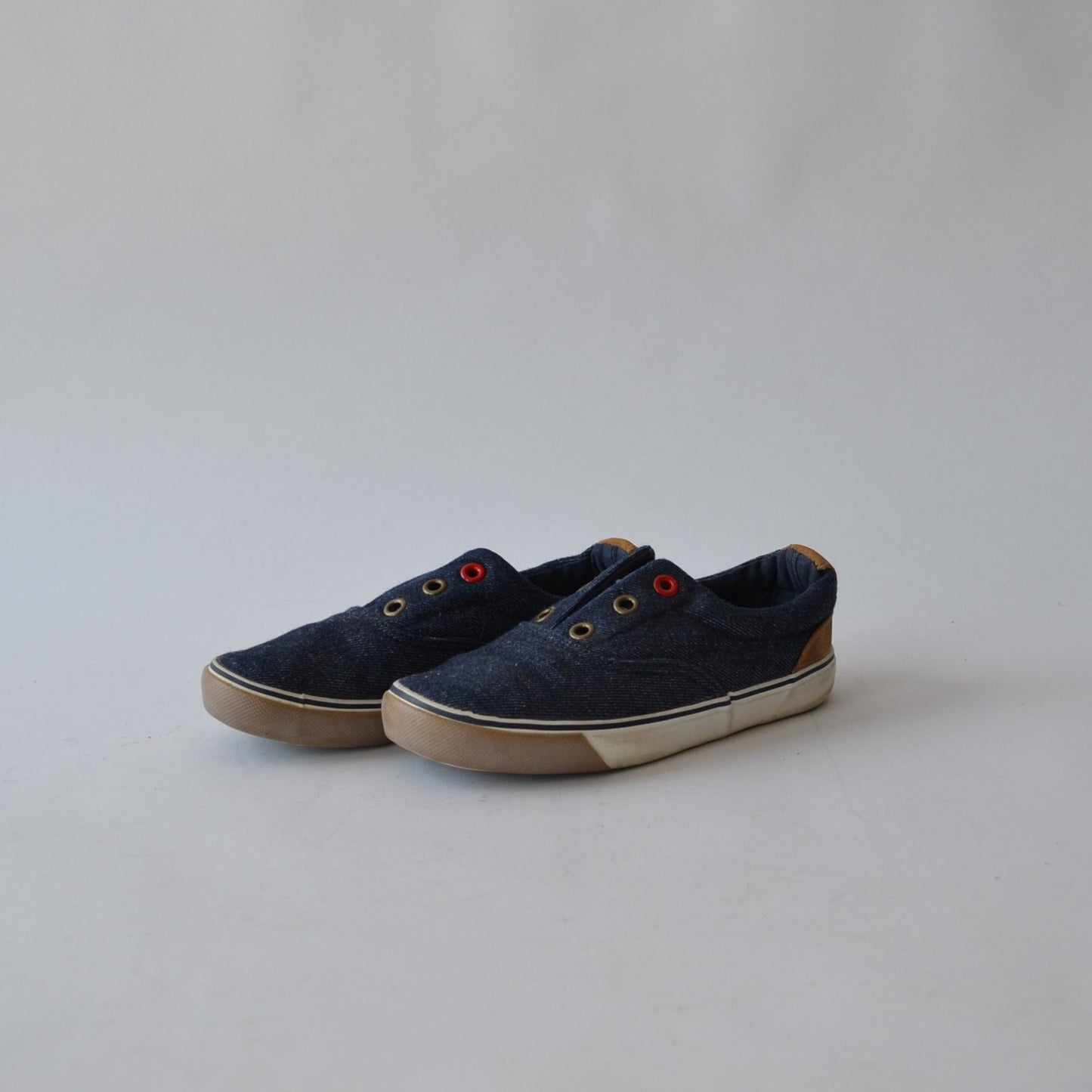 Denim Style Laceless Plimsolls Shoe Size 11 (jr)