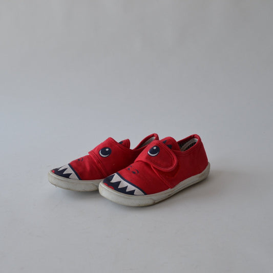 Red Monster Trainers Shoe Size 11 (jr)