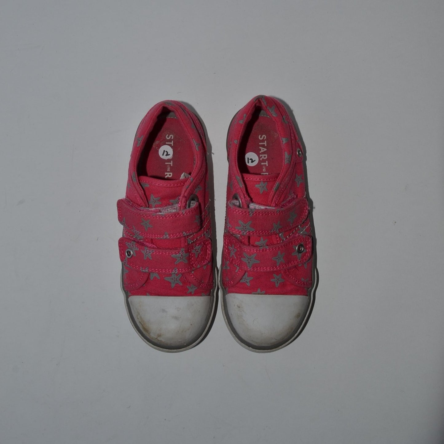 Pink Trainers with Stars Shoe Size 12 (jr)