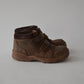 Brown Leather Boots Shoe Size 9.5 (jr)