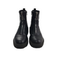 F&F Black Faux Leather Boots Shoe Size 13 junior