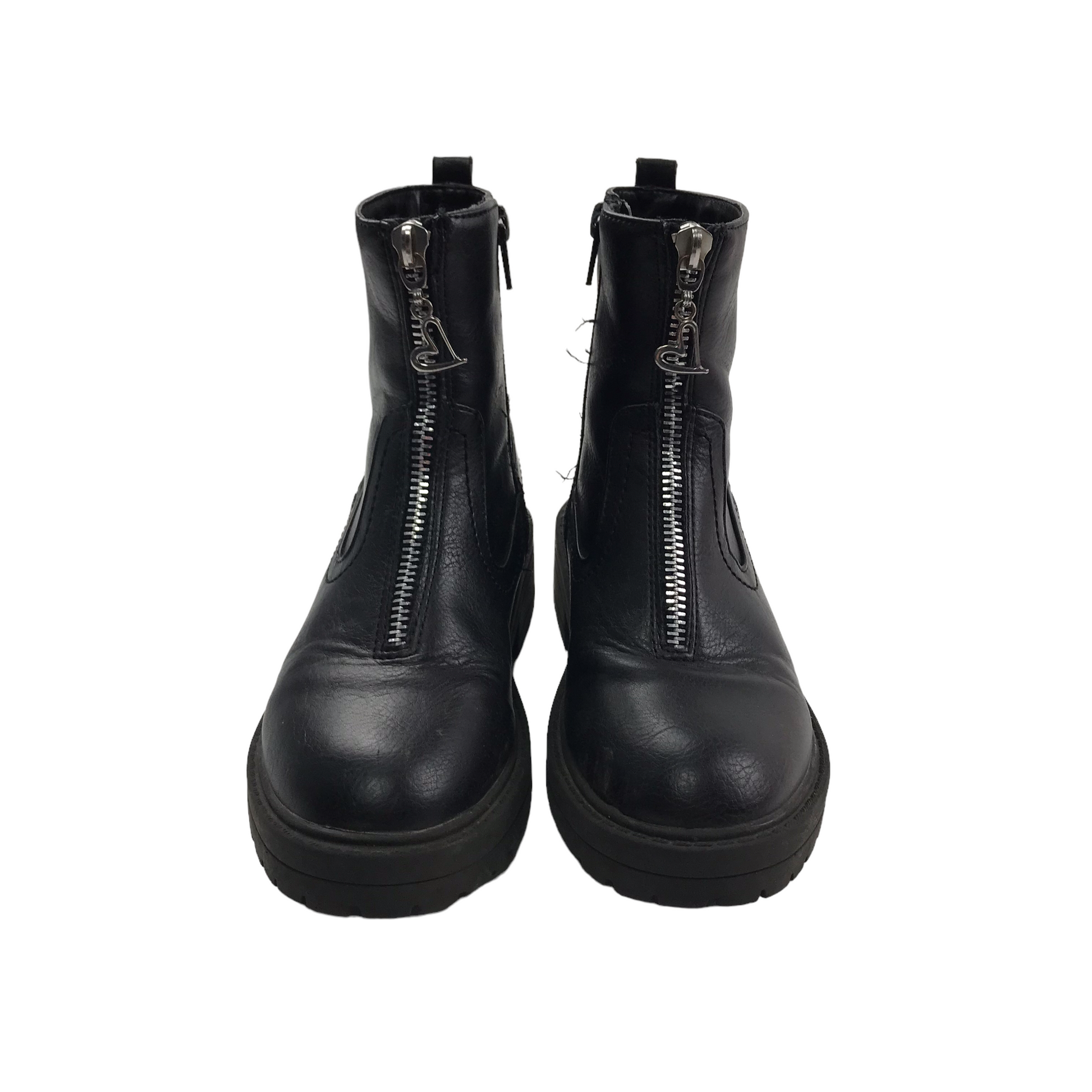 F&f black boots discount
