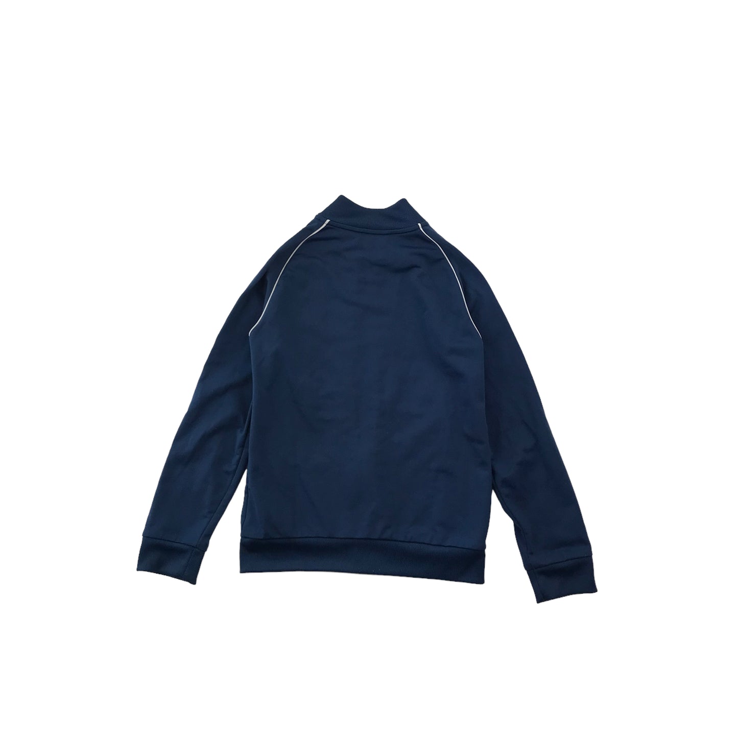 Adidas Blue 3 Stripes Zip Sweater Age 7