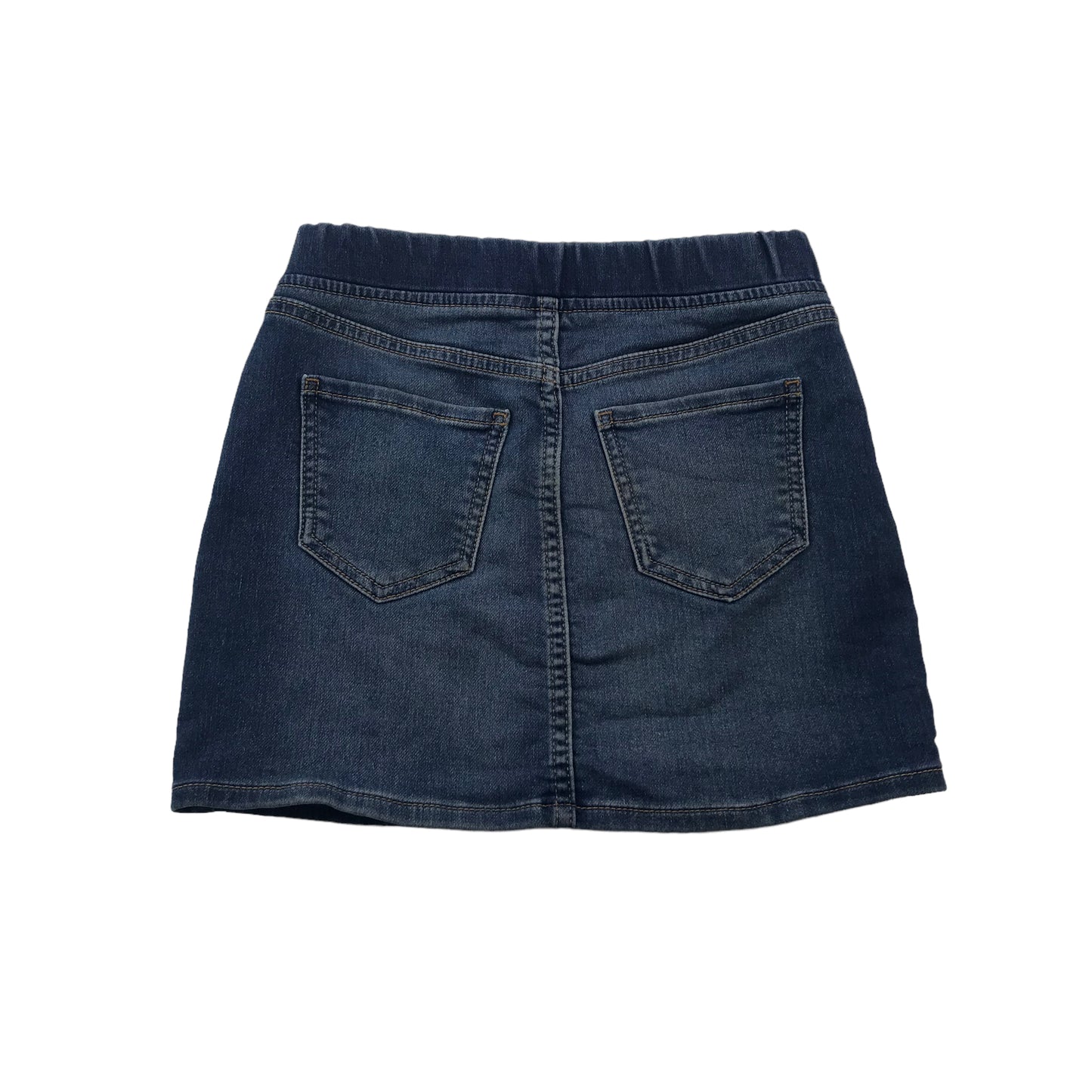 GAP Blue Pull on Stretchy Denim Mini Skirt Age 8