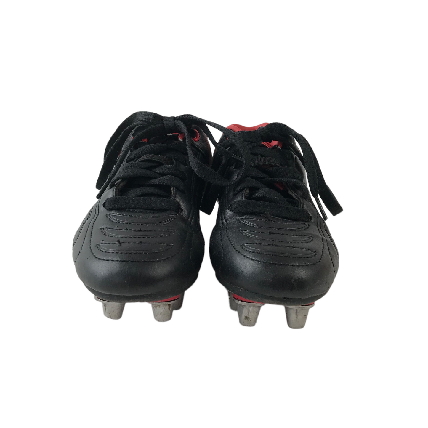 Patrick Black and Red Rugby Boots Size UK 3