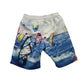 Bluezoo Blue Wind Surfing Swim Trunks Age 7