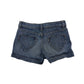 Boden Blue Denim Love Heart Pocket Mini Shorts Age 8