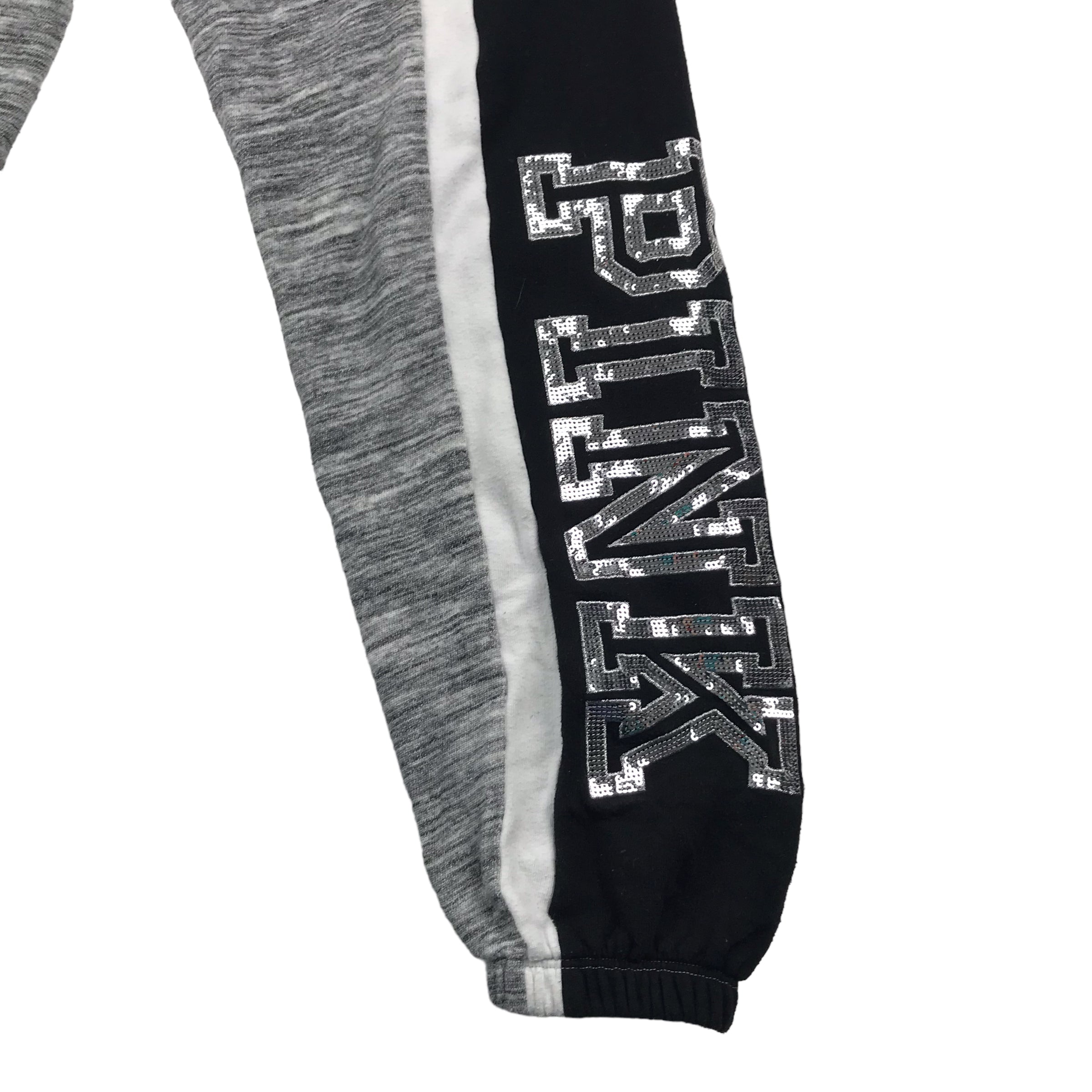 Victoria's secret pink grey on sale sweatpants