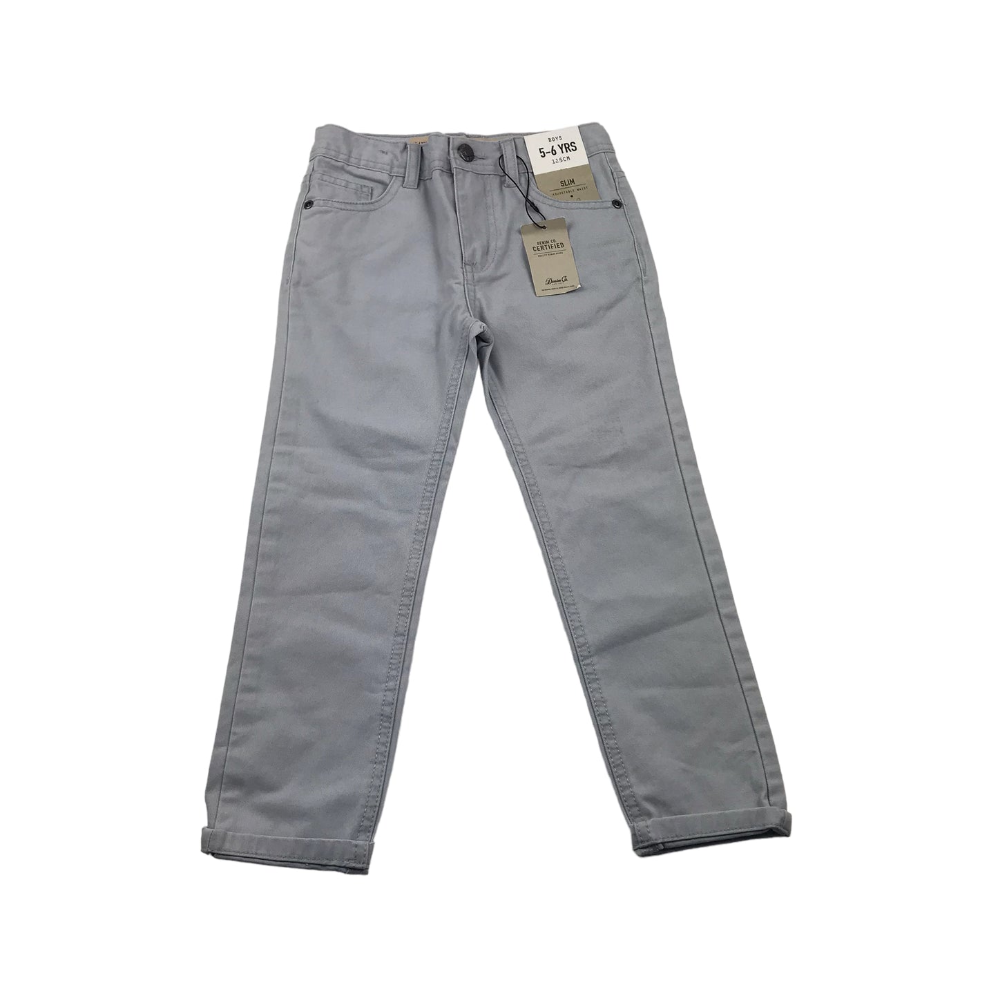 Primark Light Grey Chino Style Trousers Age 5