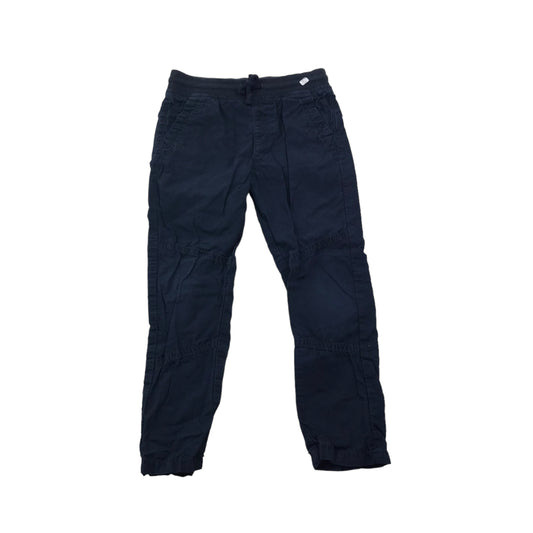 M&S Navy Blue Pull On Trouser Age 5