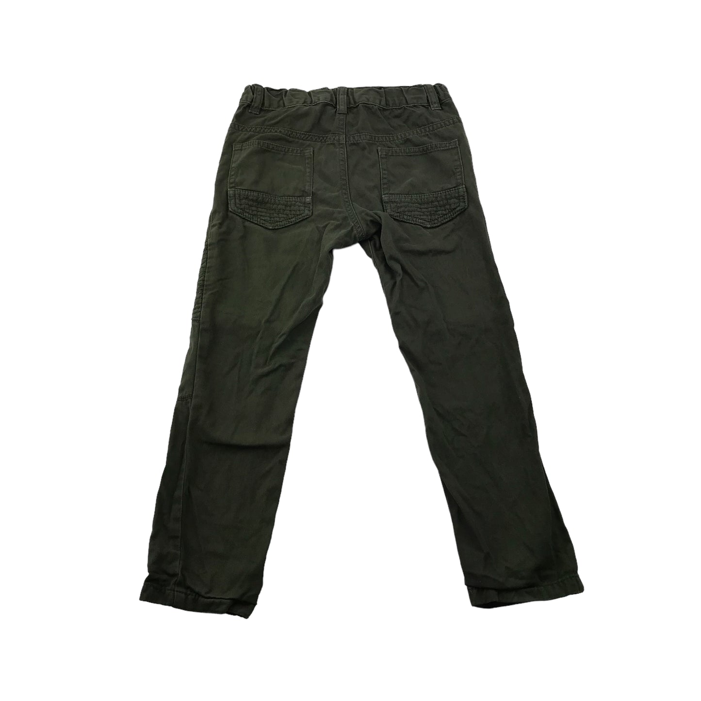 Mini V Khaki Green Skinny Trousers Age 5