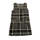 Grey Tartan Pinafore Age 3