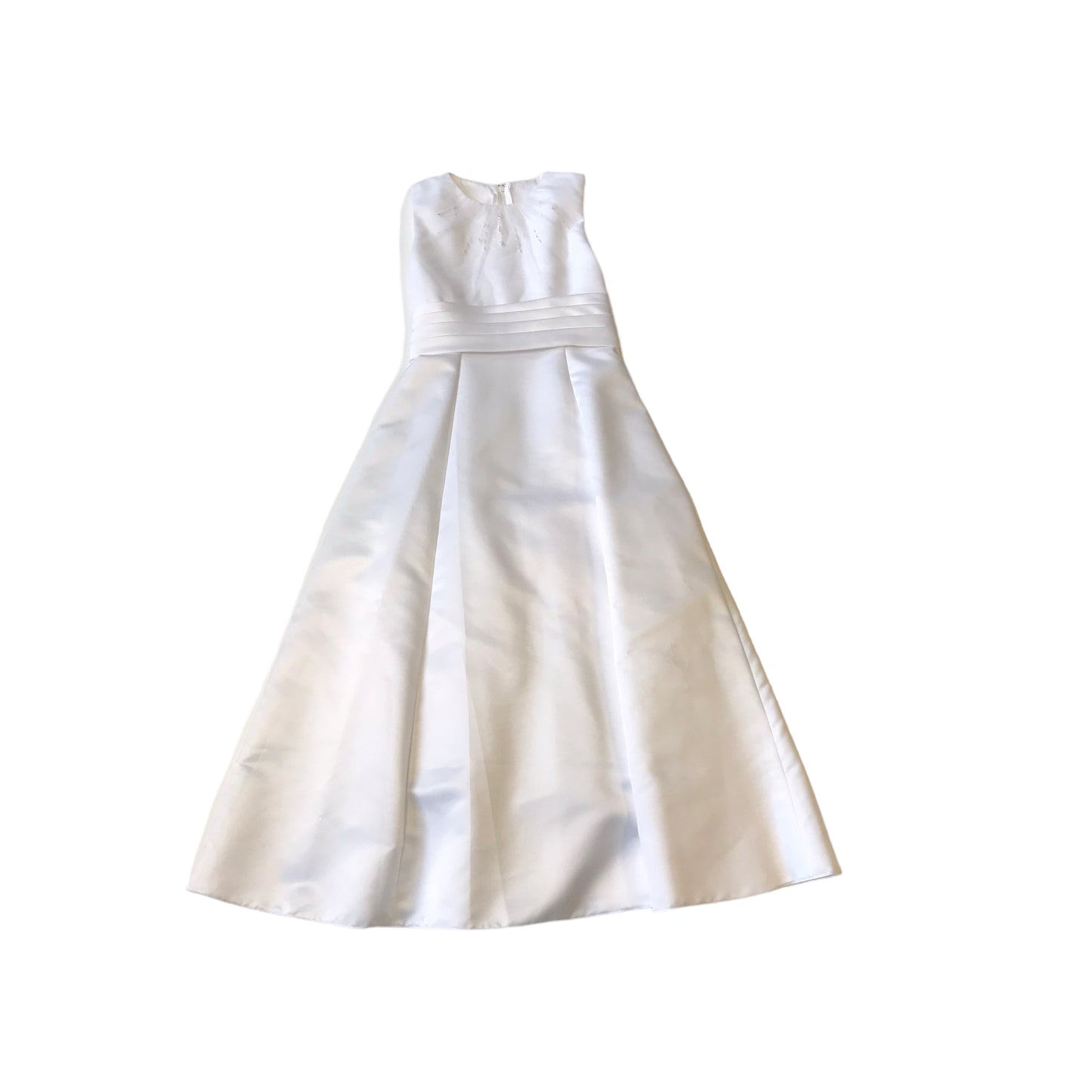 Emmerling Bright White Formal Dress Age 8-9