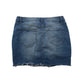 Parisian Petite Floral Embroidery Denim Mini Skirt Women's Size 10