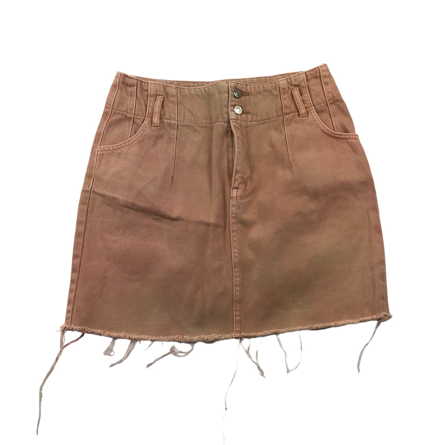 Top Shop Beige Denim Skirt Women Size 12