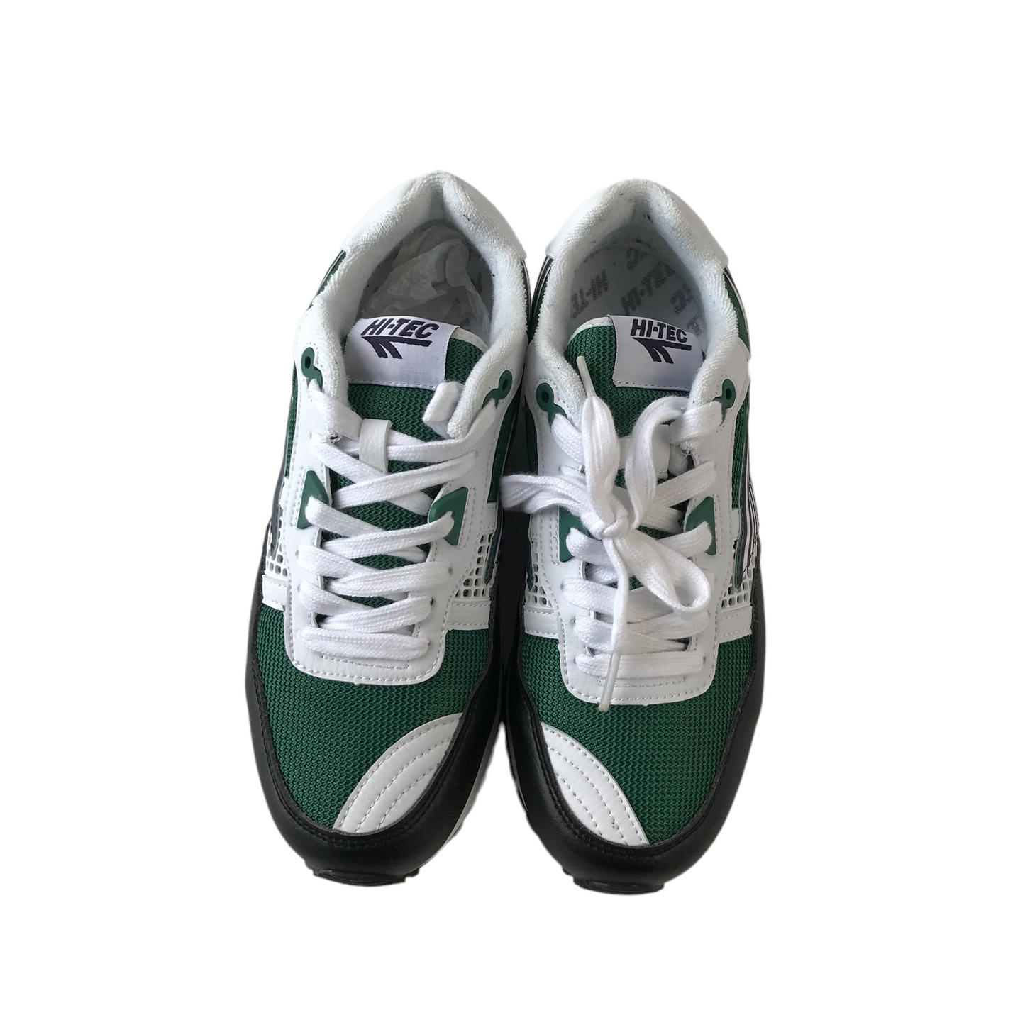 Hi-Tech BW-146 Green and White Trainers Size UK 7