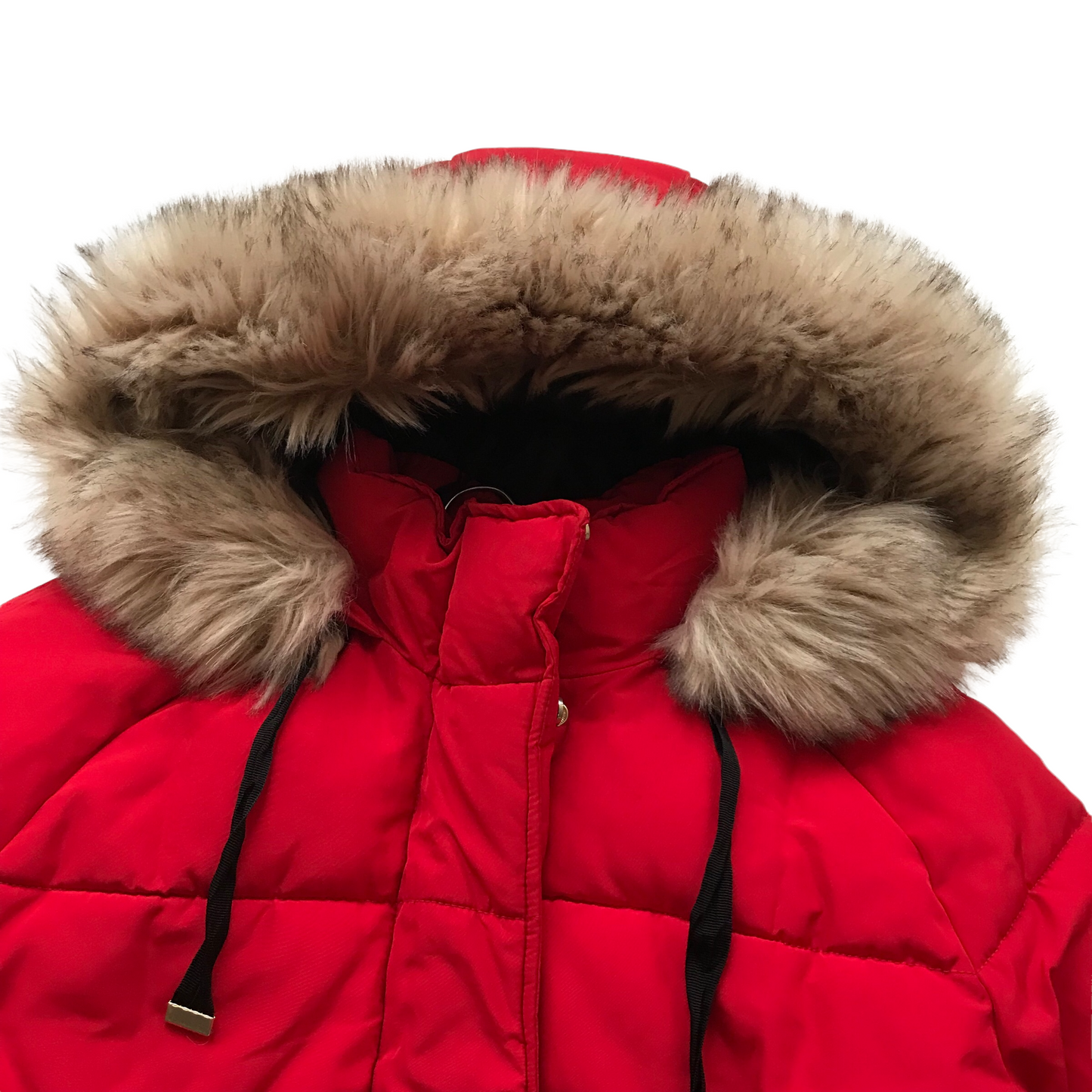 River Island Red Puffer Jacket Women's Size 12