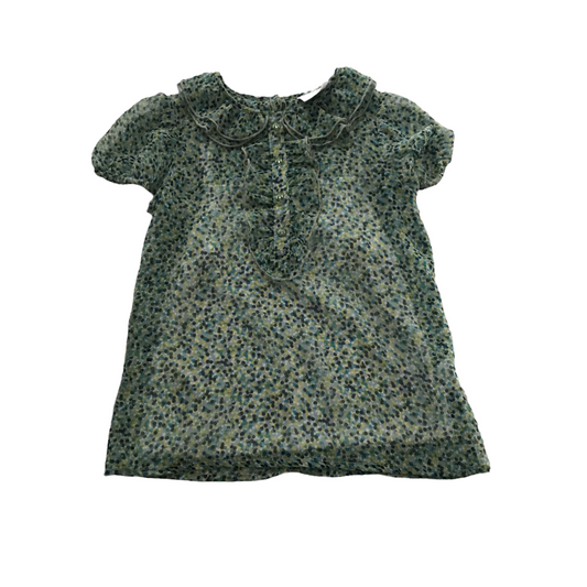 Next Green Dotted Blouse Age 6