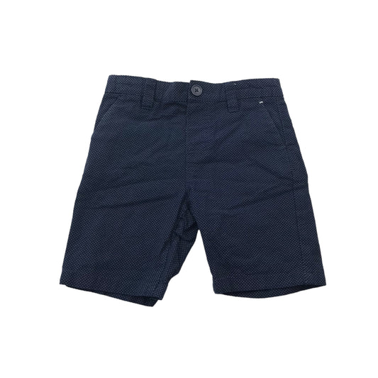 Primark Navy blue Dot Pattern Chino Shorts Age 4