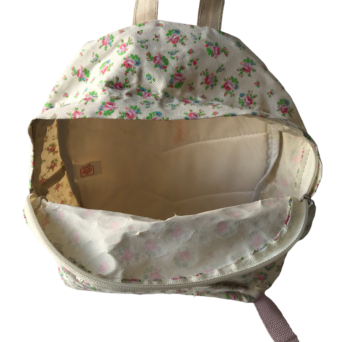 Light Floral Small Backpack