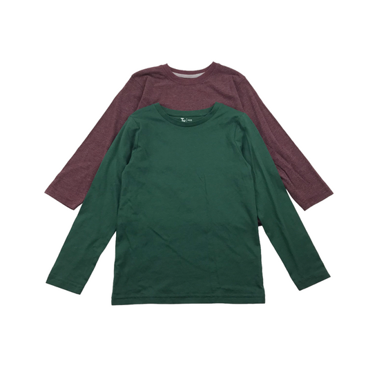 TU and Primark Dark Colours Plain T-shirt Set Age 5