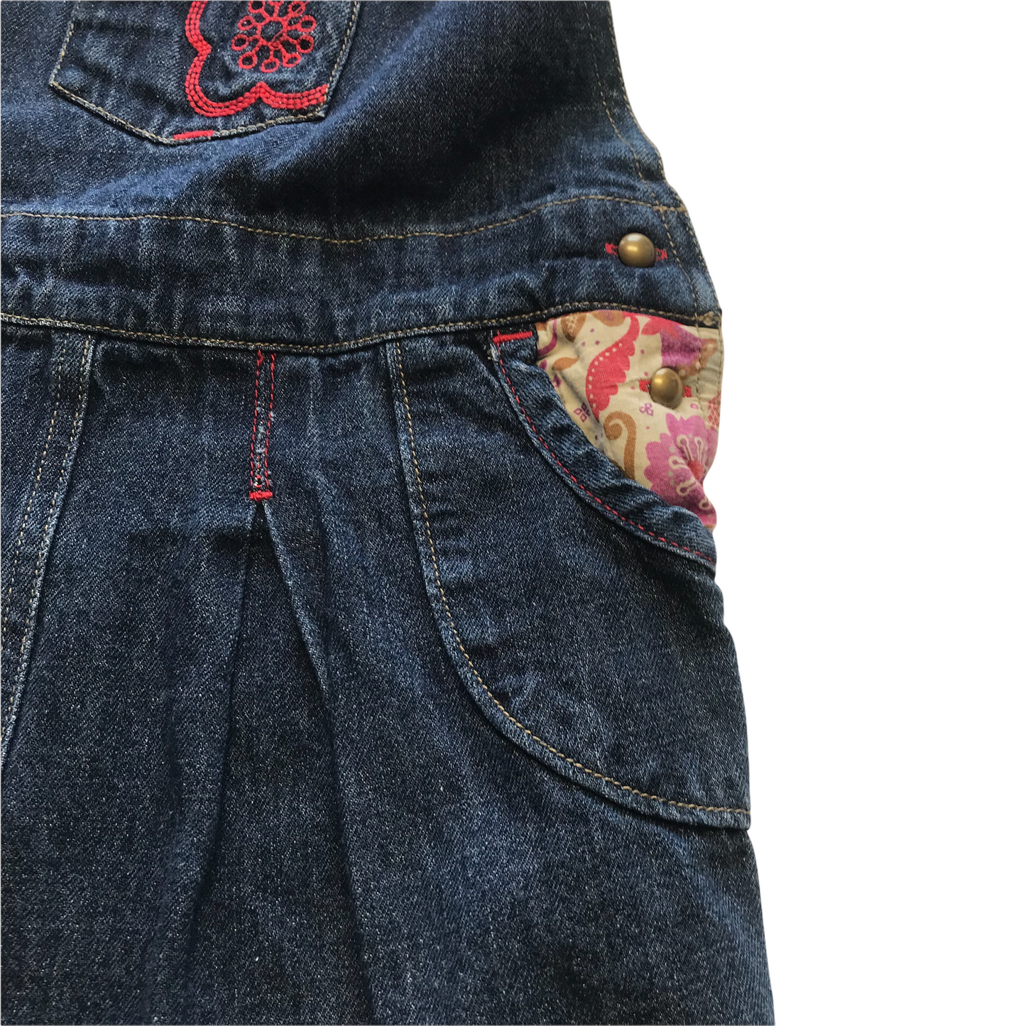 Pandemonium Denim Dungaree Dress Age 4