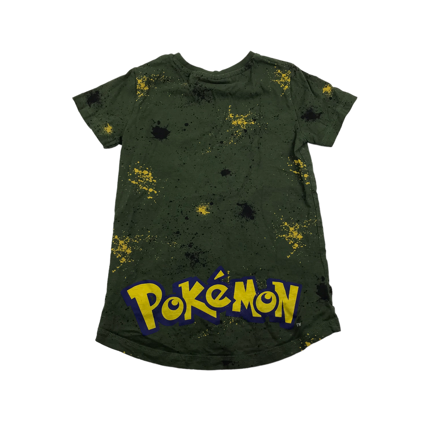 Next Khaki Green Pokémon Print T-shirt Age 6