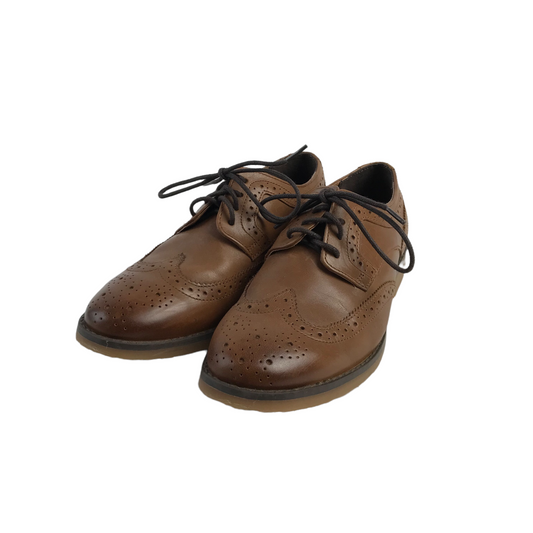 M&S Brogue Style Brown leather Shows Size UK 4