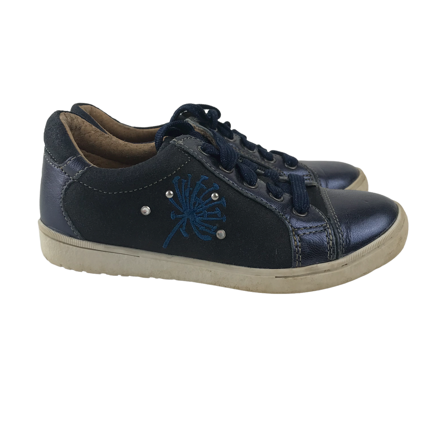 Noël Kids Navy Blue Trainers Shoe Size 11.5 (jr)