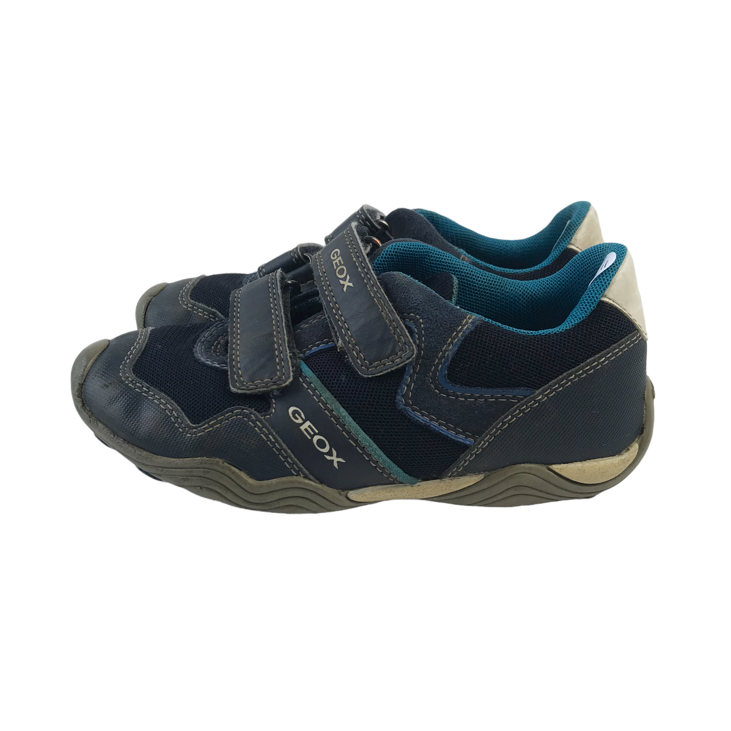 Geox Navy Blue Trainers Shoe Size 11.5 (jr)