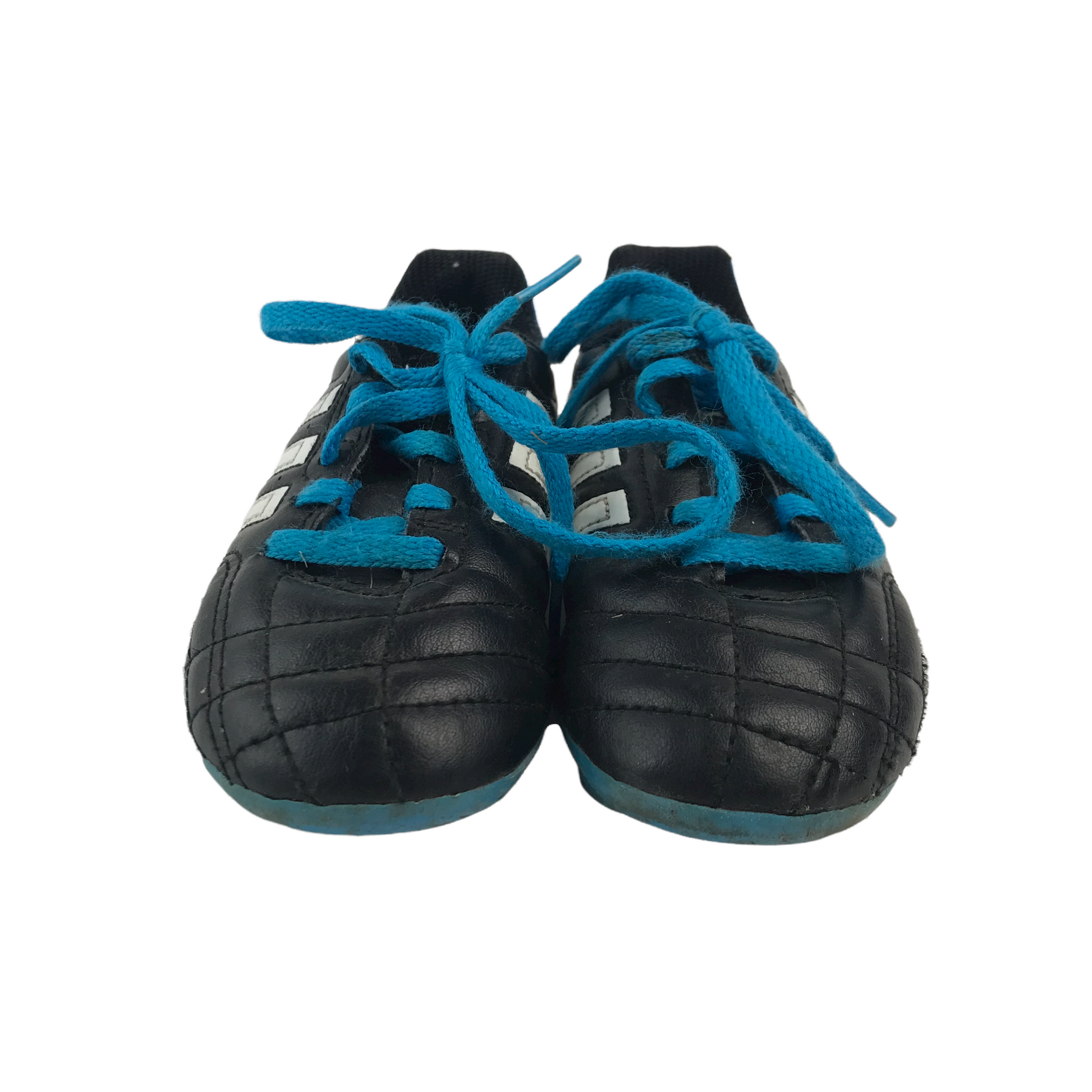 Adidas Black and Blue Football Boots Shoe Size 11K jr