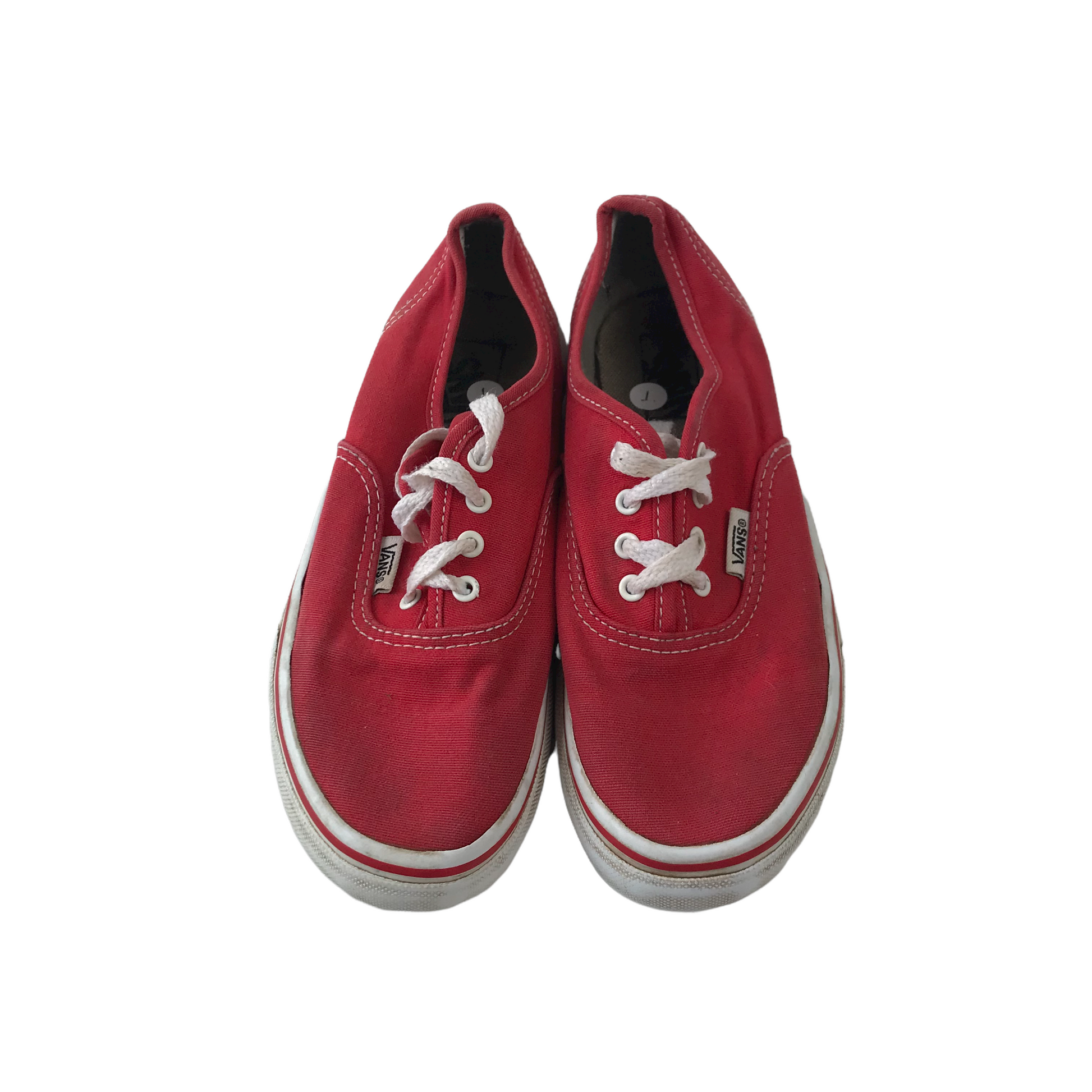 Red vans 2025 size 1