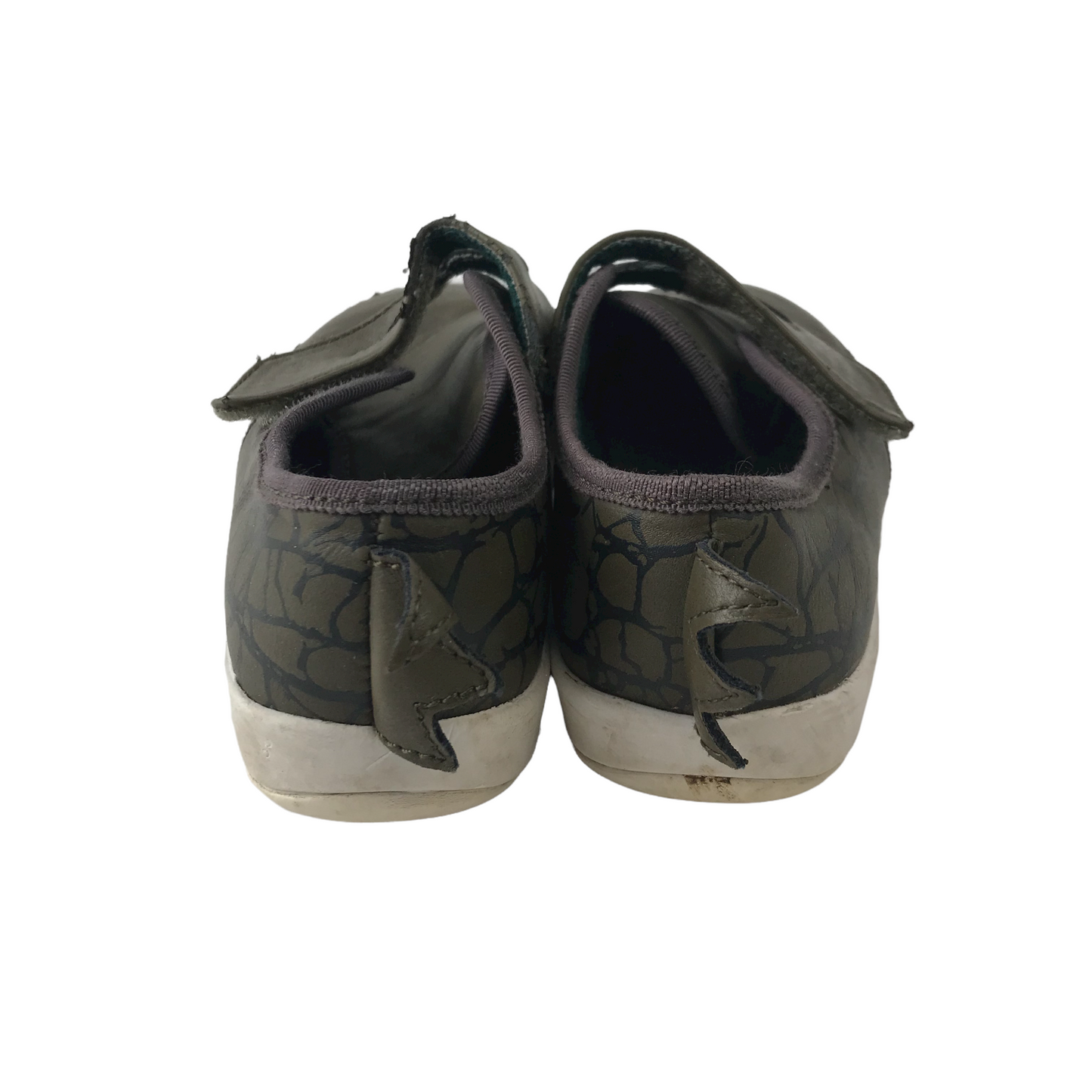EMU Australia Khaki Green Crocodile Trainers Shoe Size 10 (jr)