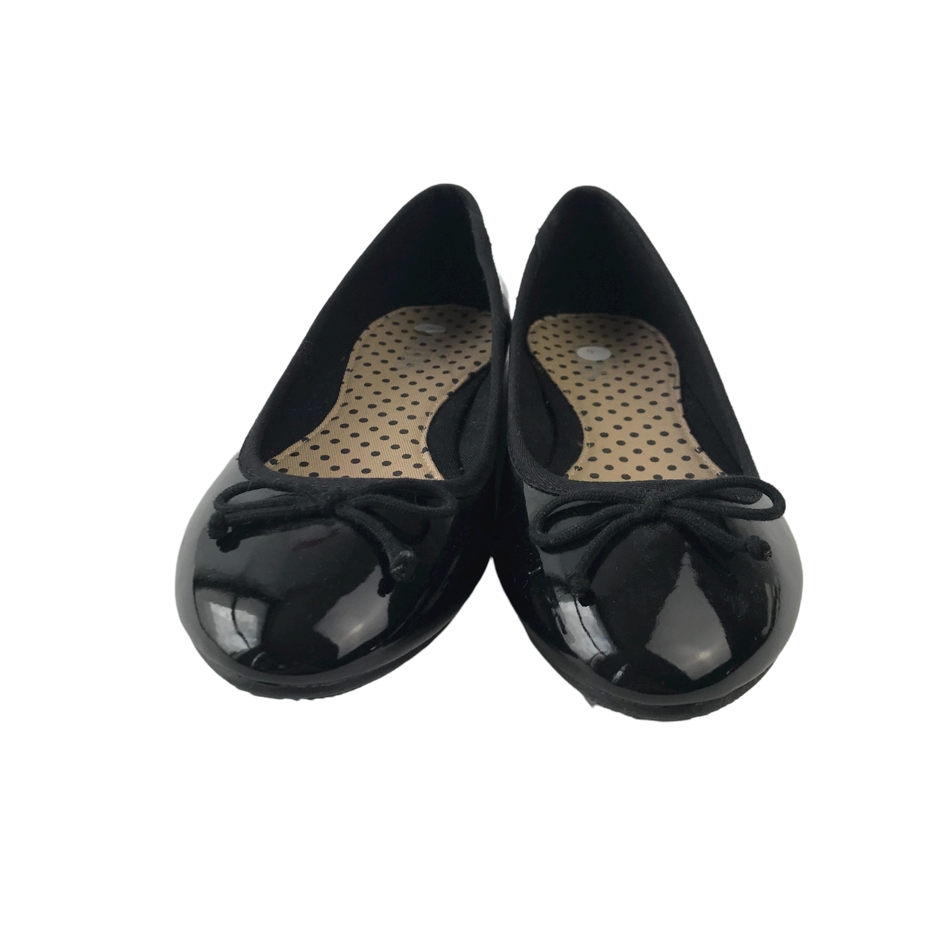 Size 2 black hot sale flats