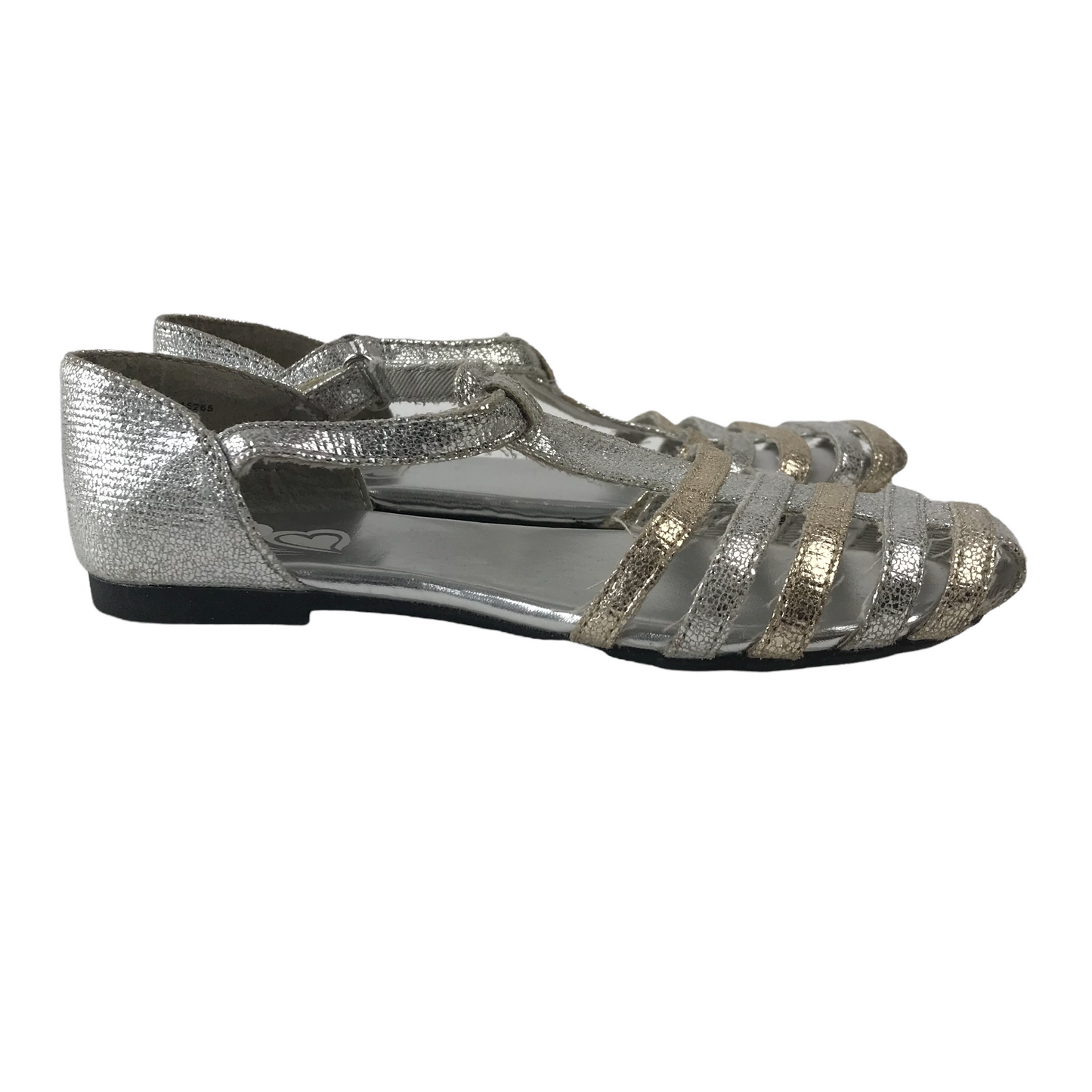 Place Silver and Gold Sparkly Sandals Shoe Size 12 (jr)